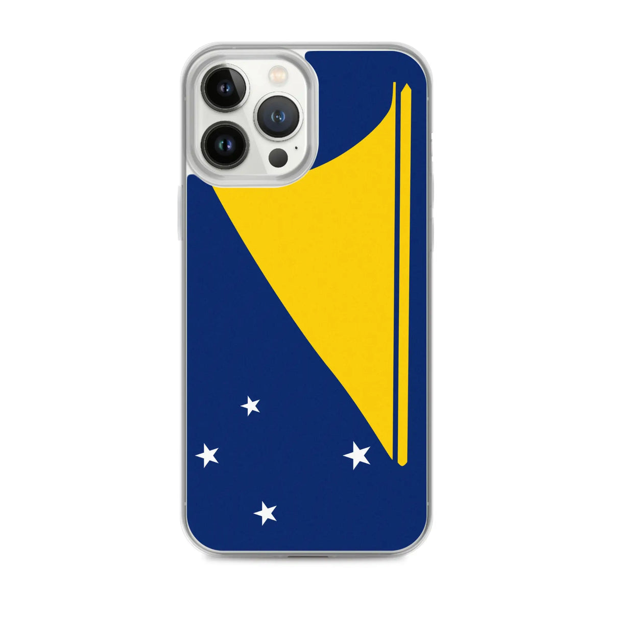 Coque iphone drapeau tokelau souple antichoc transparente