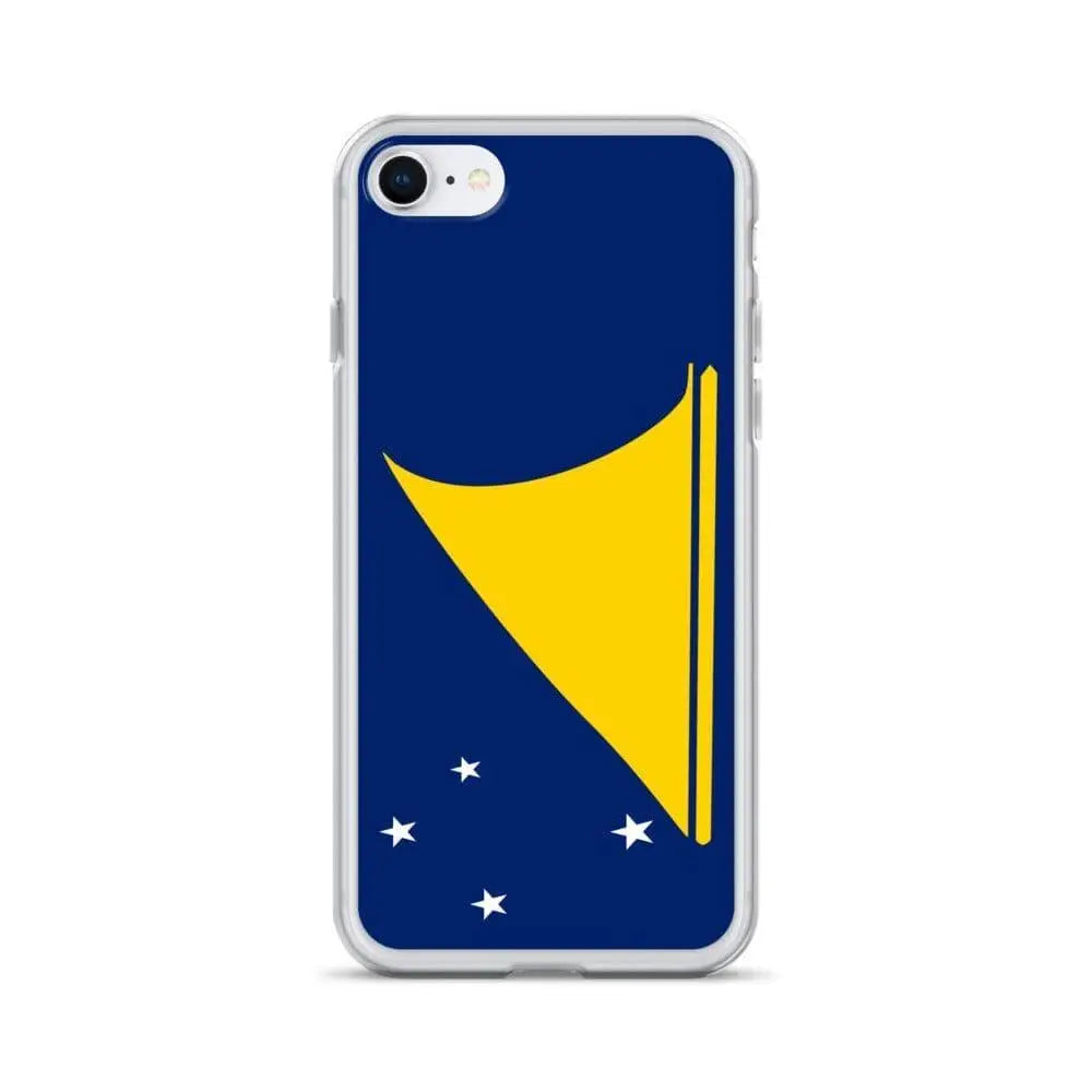 Coque iphone drapeau tokelau souple antichoc transparente