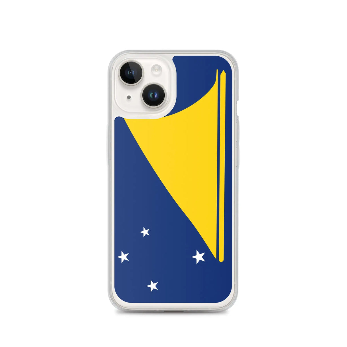 Coque iphone drapeau tokelau souple antichoc transparente