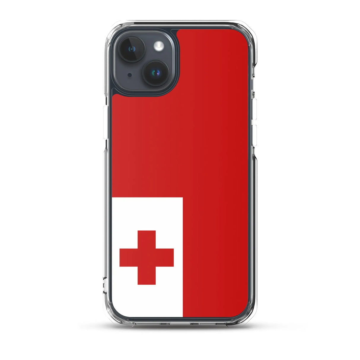 Coque iphone drapeau tonga souple antichoc transparente