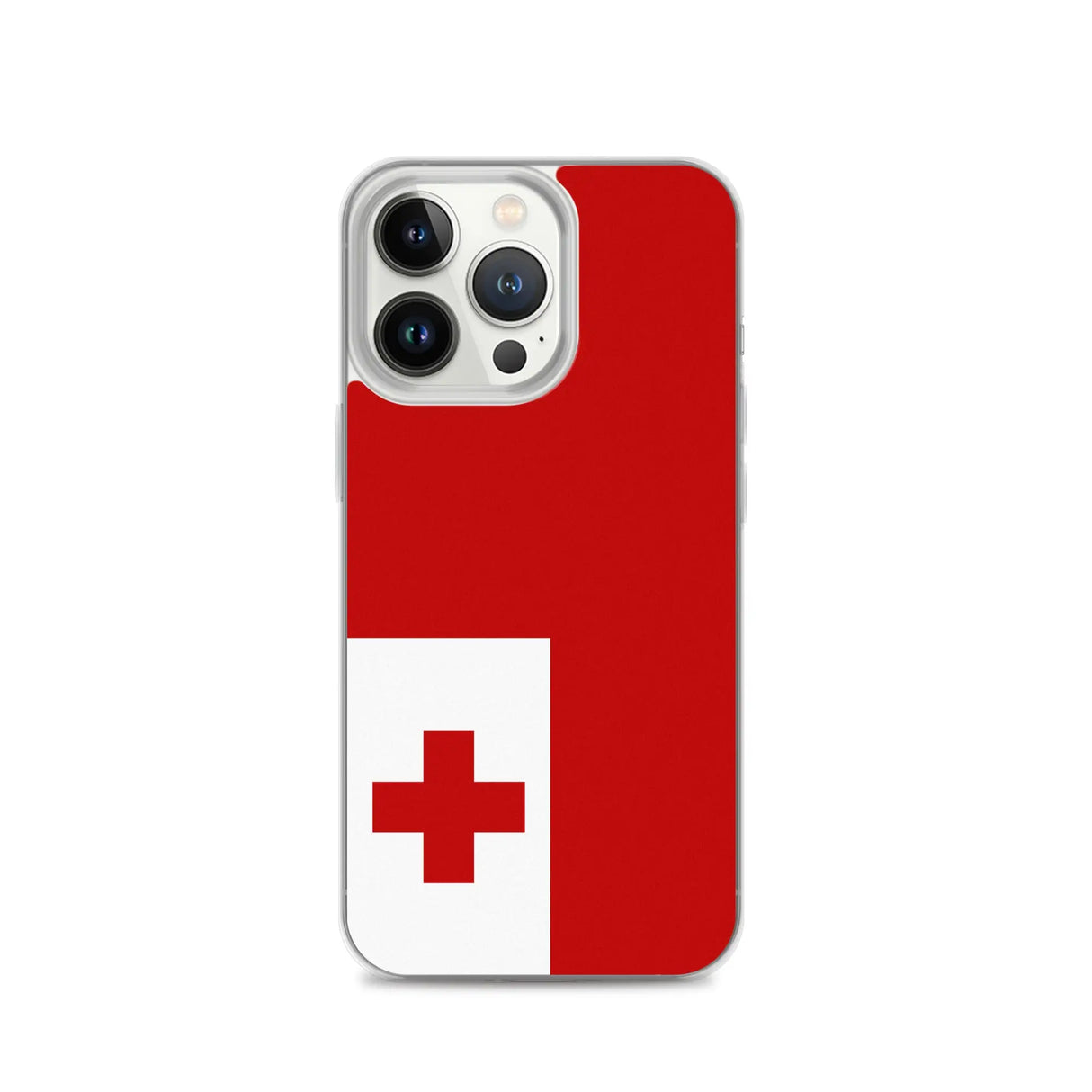 Coque iphone drapeau tonga souple antichoc transparente