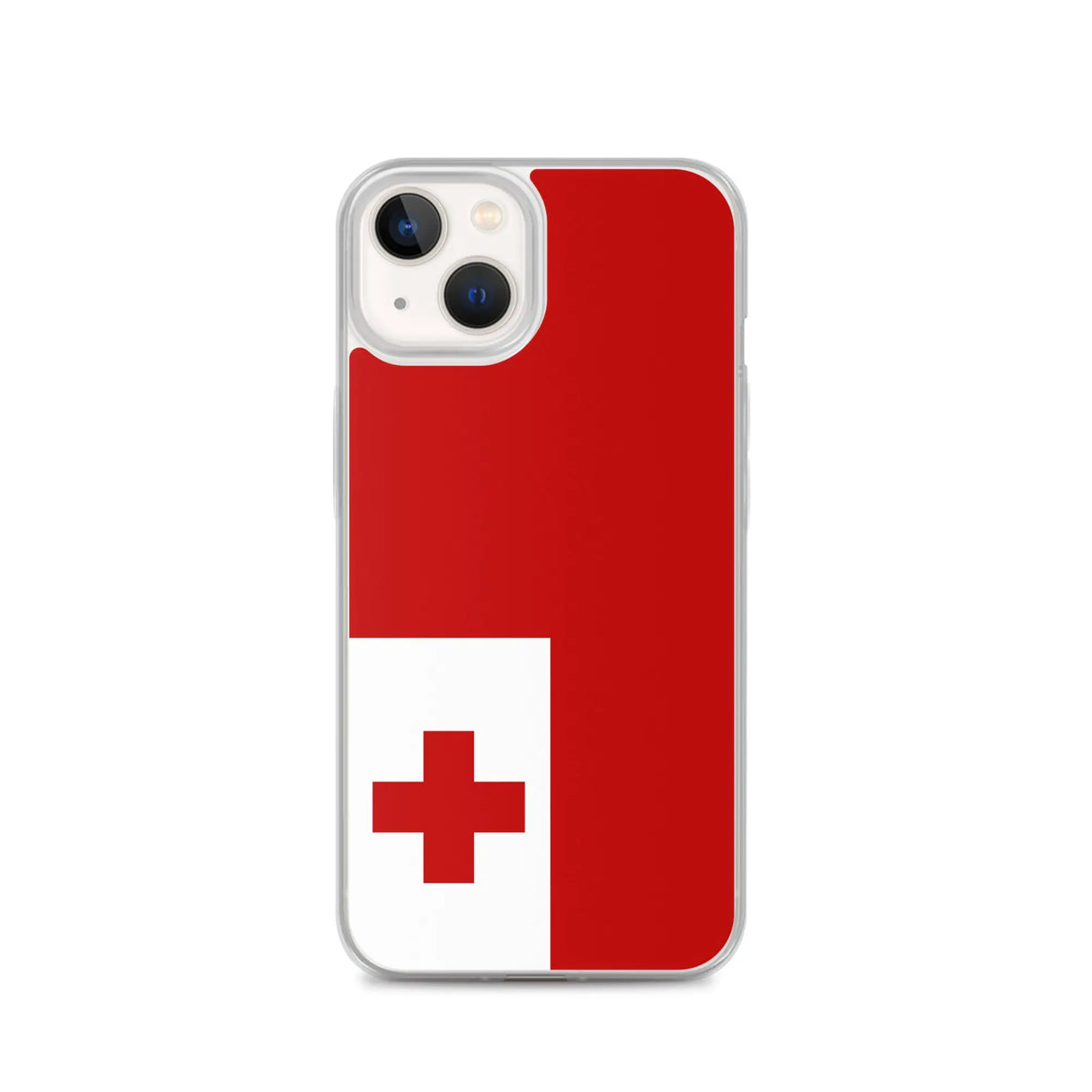 Coque iphone drapeau tonga souple antichoc transparente