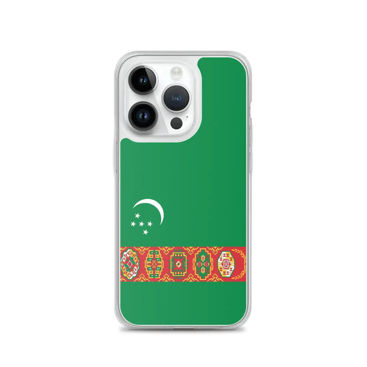 Coque iphone drapeau turkménistan souple antichoc