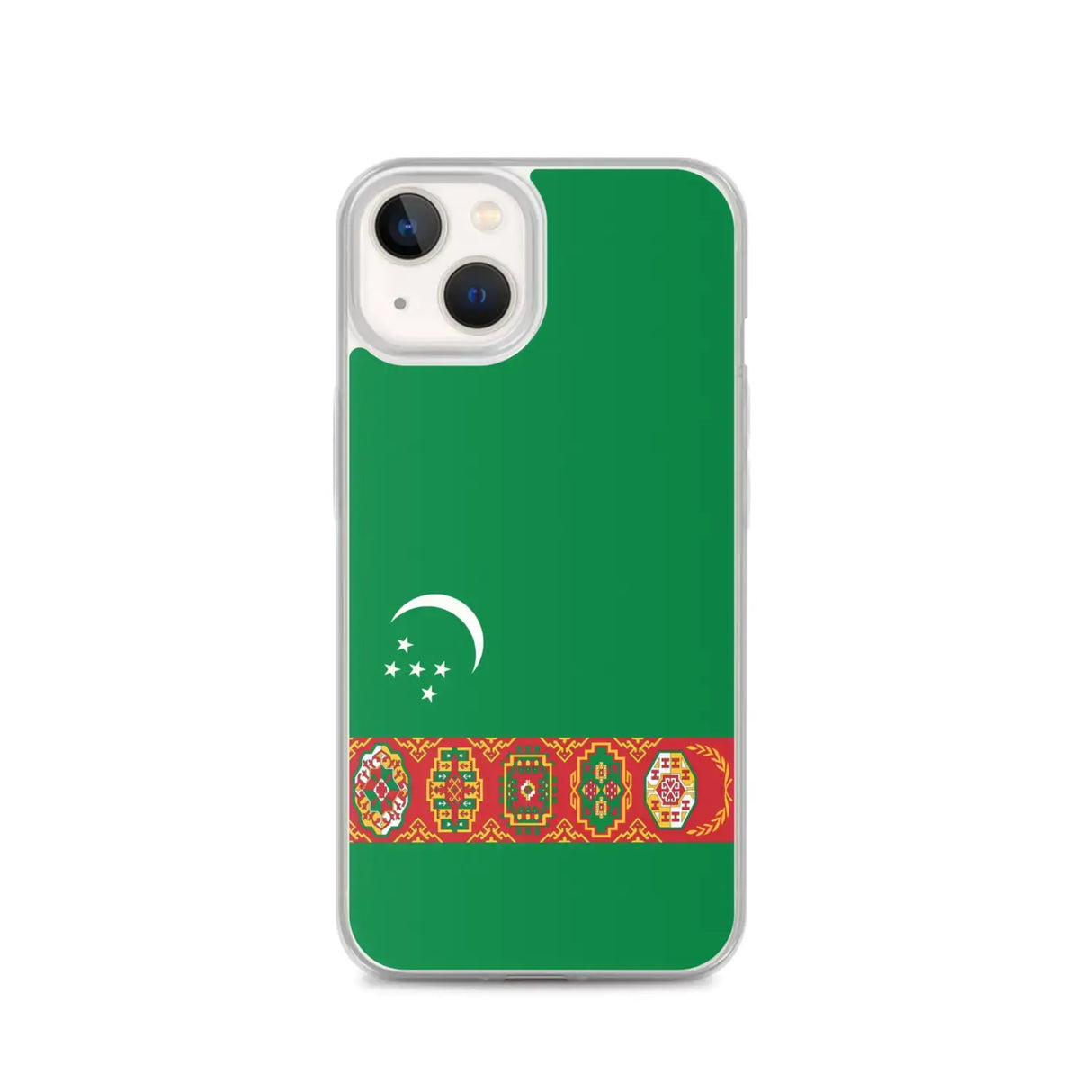 Coque iphone drapeau turkménistan souple antichoc