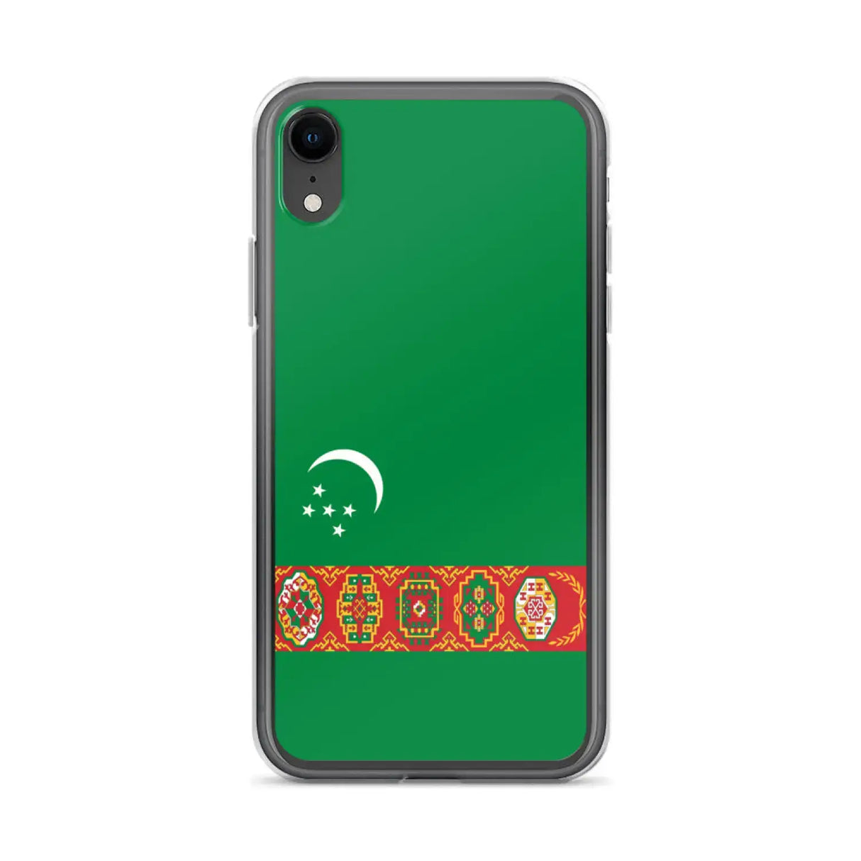 Coque iphone drapeau turkménistan souple antichoc