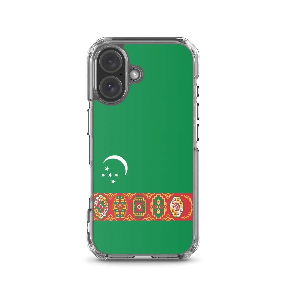 Coque iphone drapeau turkménistan souple antichoc