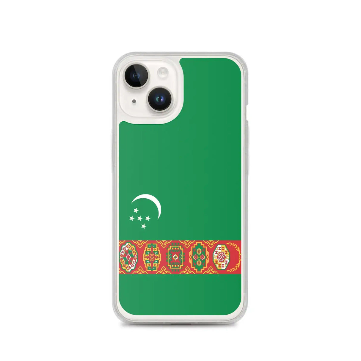 Coque iphone drapeau turkménistan souple antichoc