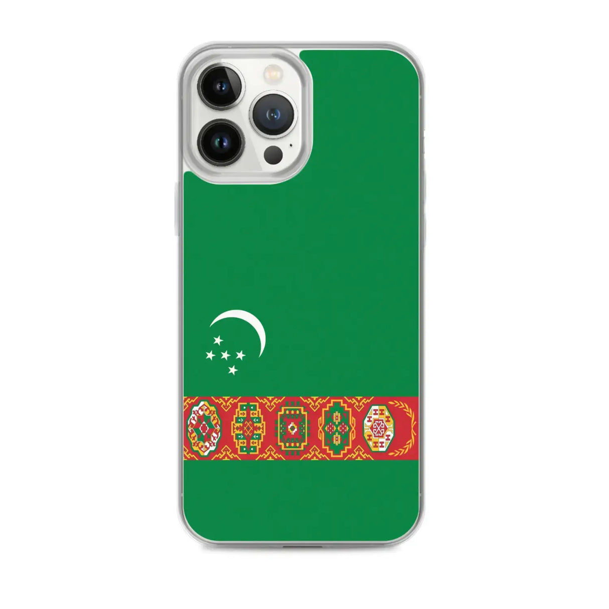 Coque iphone drapeau turkménistan souple antichoc