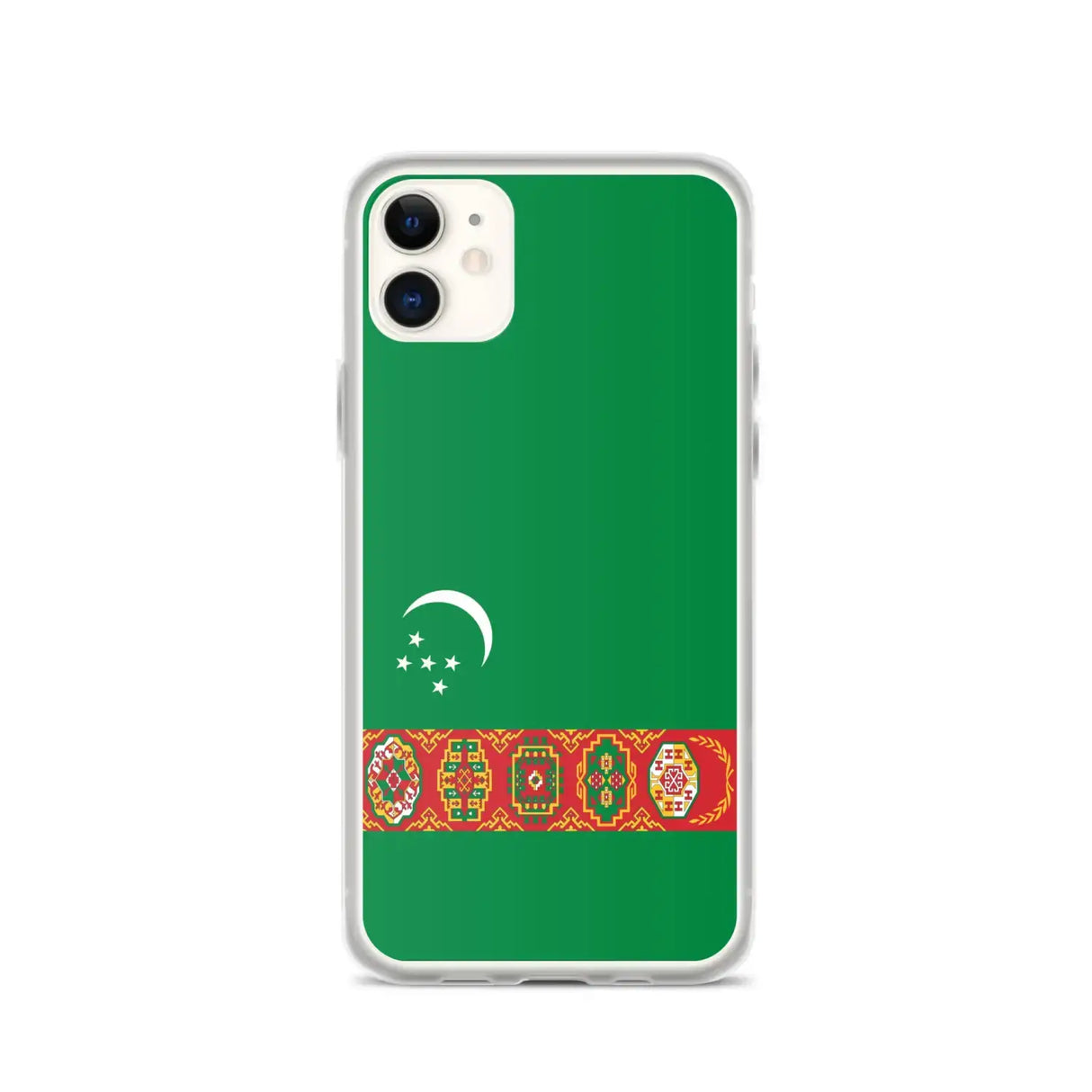 Coque iphone drapeau turkménistan souple antichoc