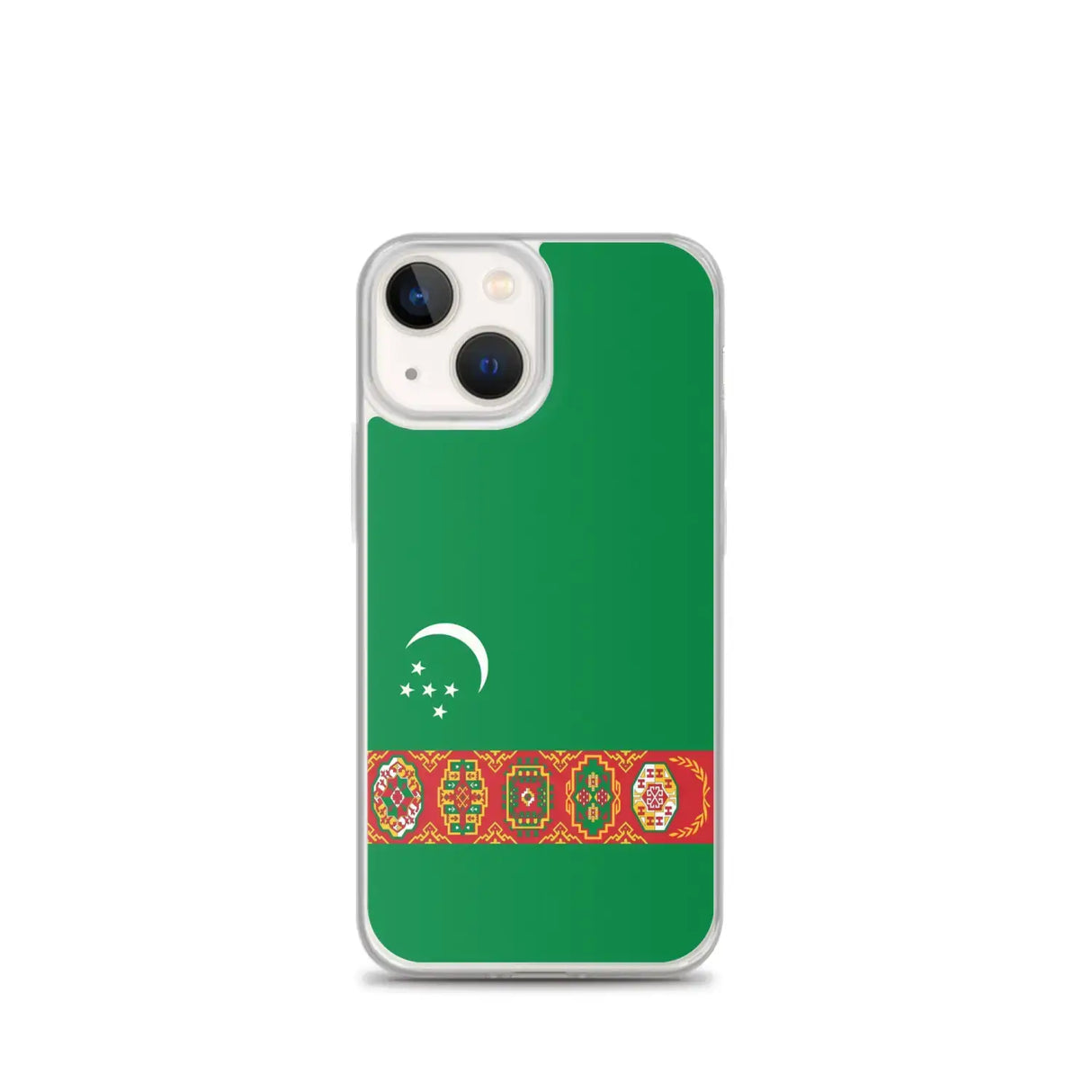 Coque iphone drapeau turkménistan souple antichoc