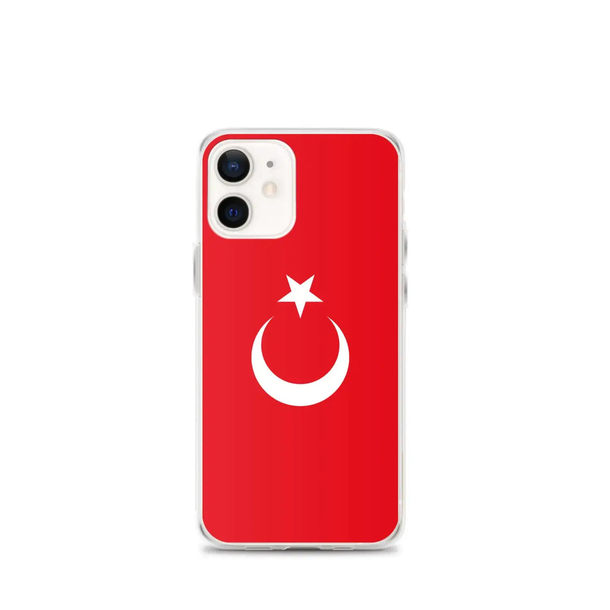 Coque iphone drapeau turquie souple antichoc transparente