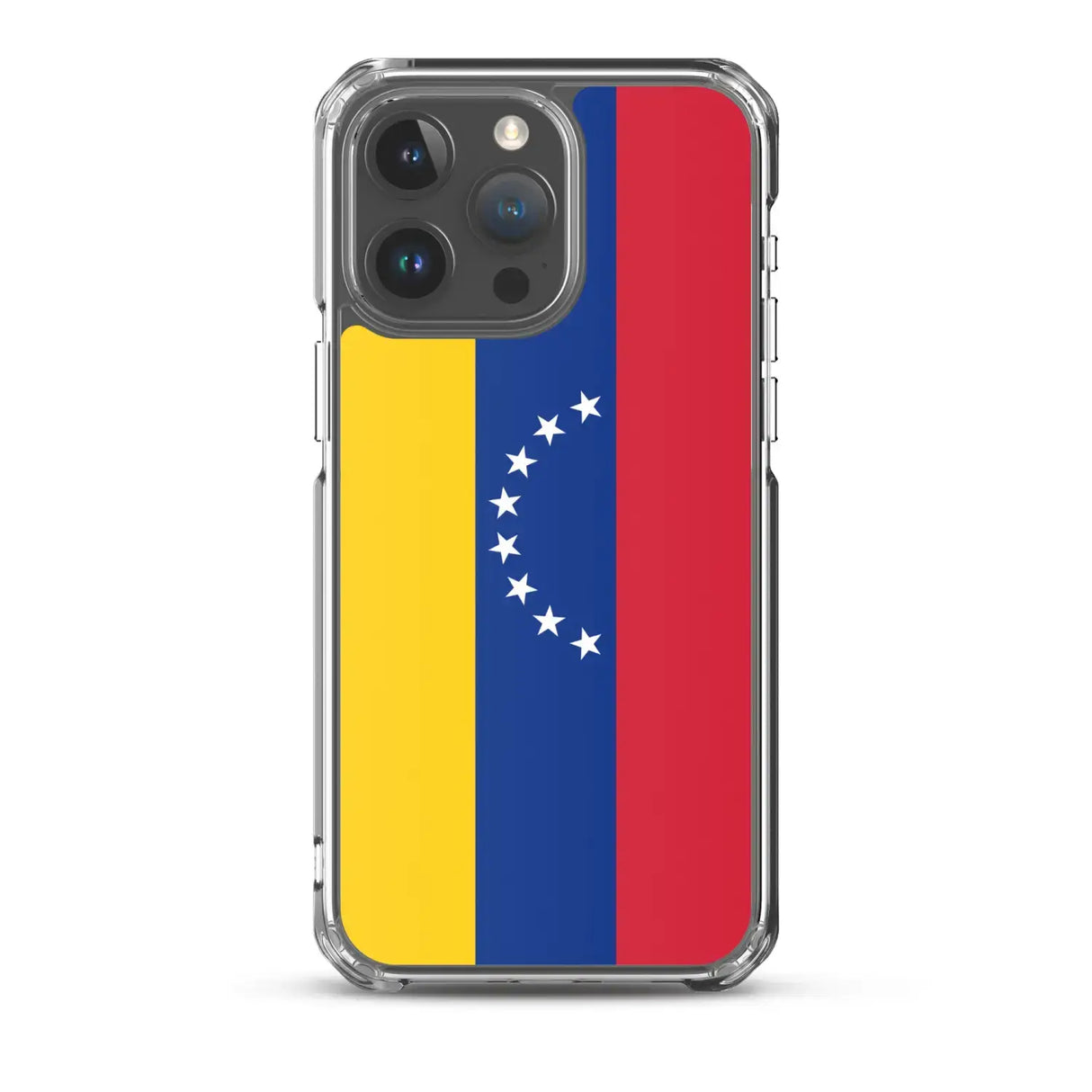 Coque iphone drapeau venezuela souple antichoc transparente