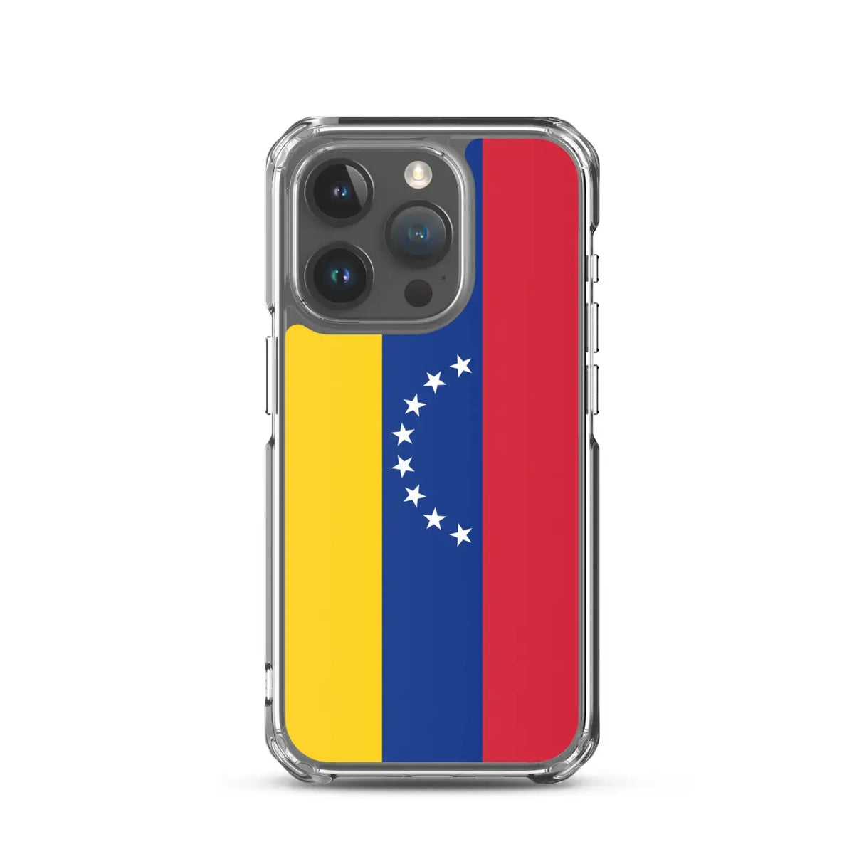 Coque iphone drapeau venezuela souple antichoc transparente