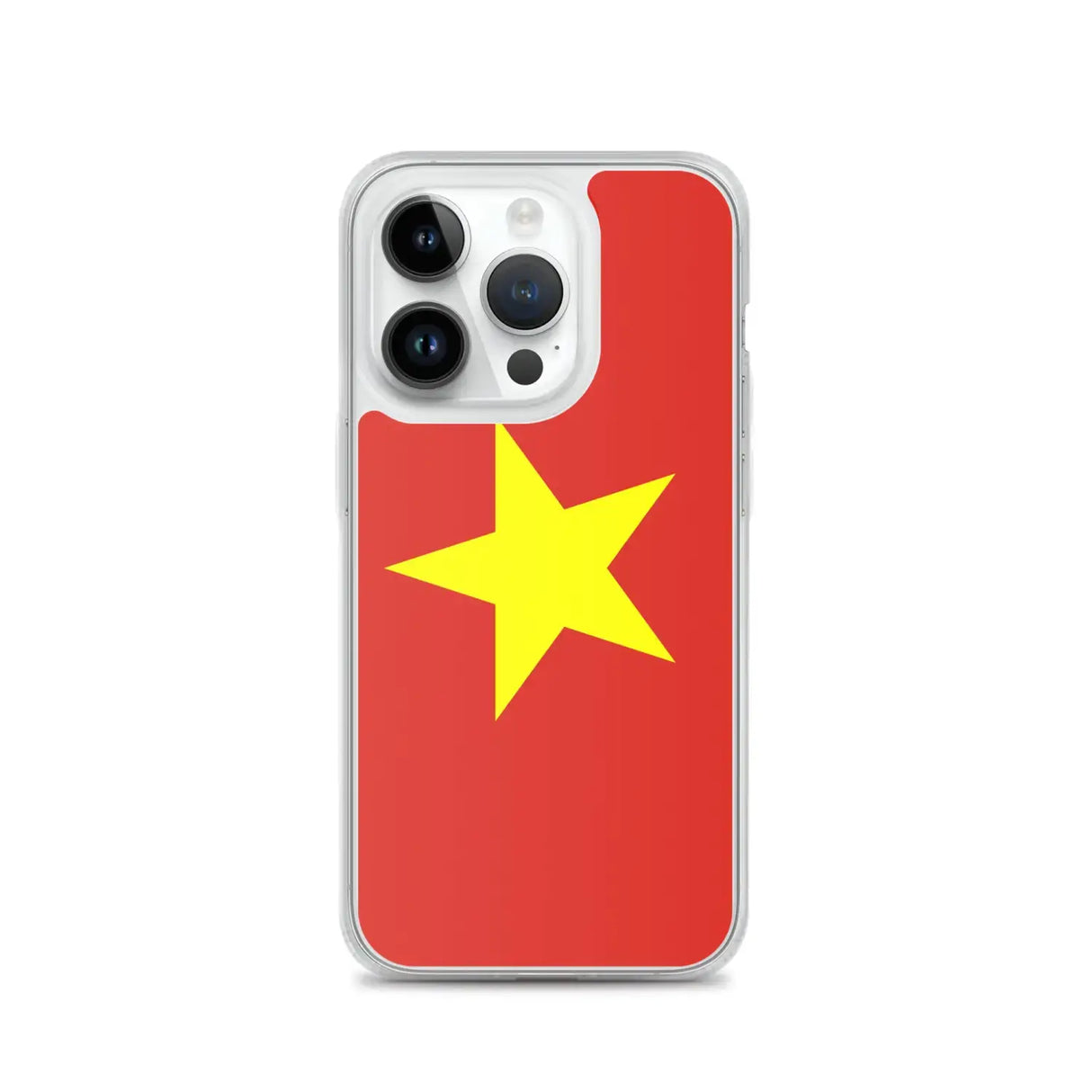 Coque iphone drapeau viêt nam souple antichoc transparente