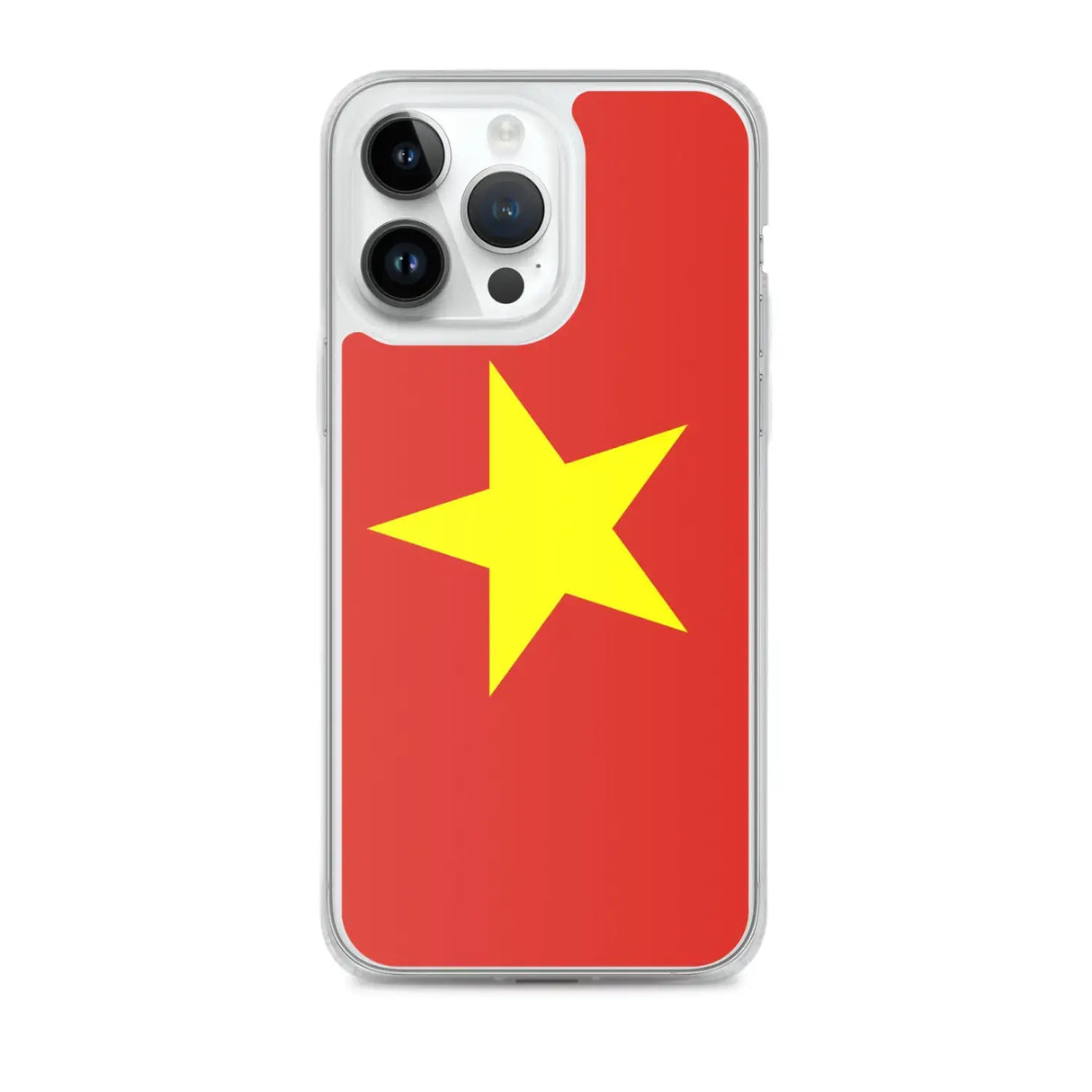 Coque iphone drapeau viêt nam souple antichoc transparente