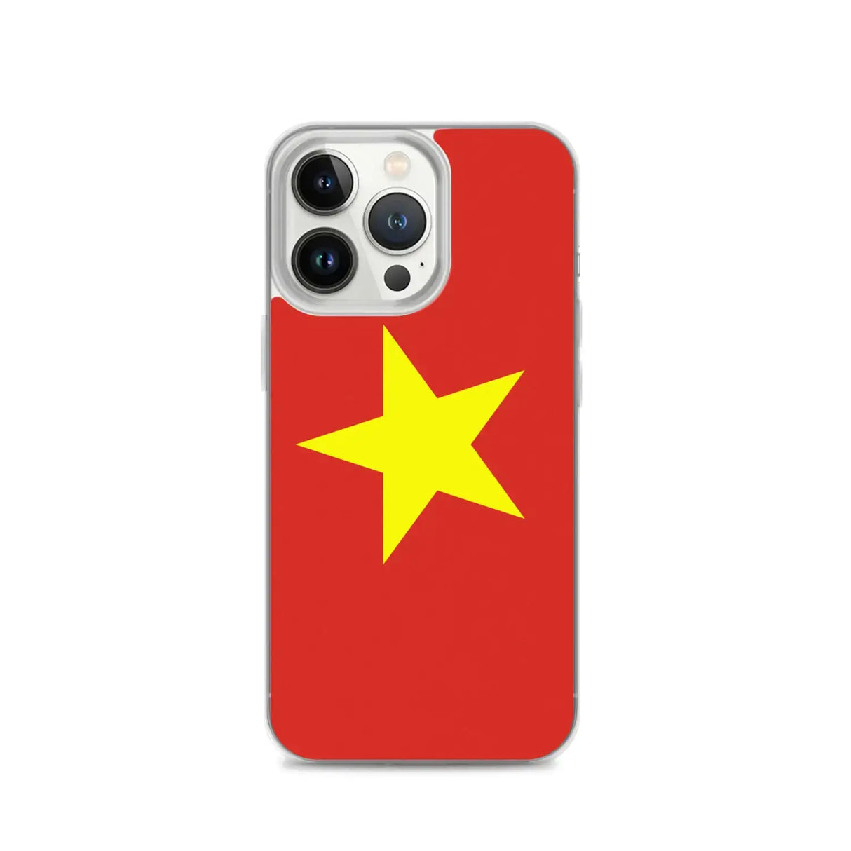 Coque iphone drapeau viêt nam souple antichoc transparente