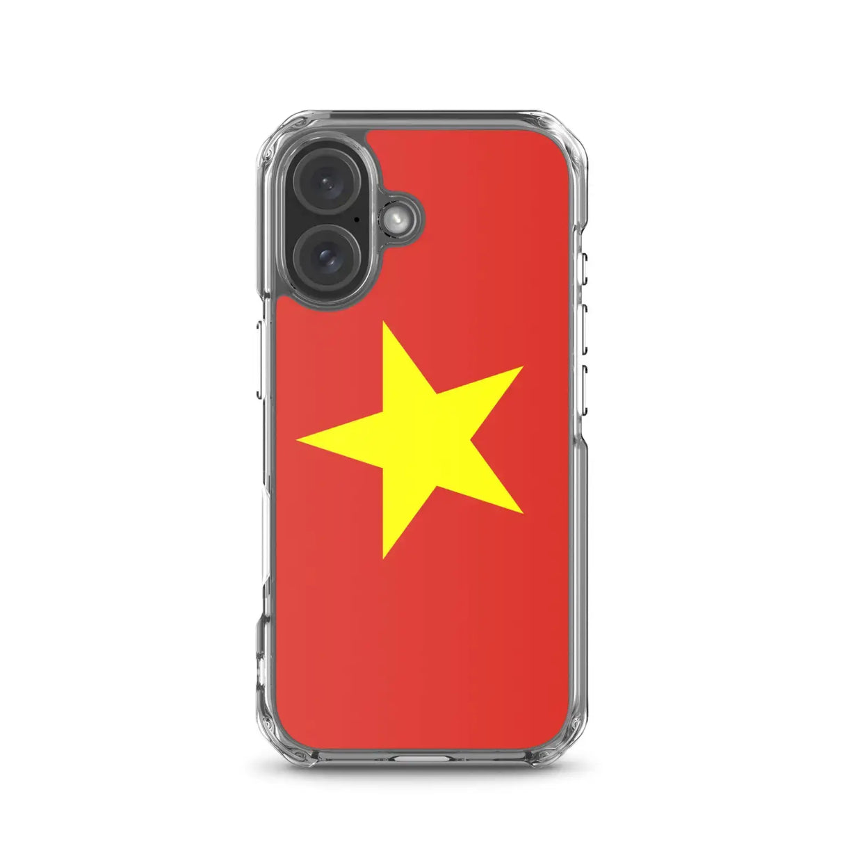 Coque iphone drapeau viêt nam souple antichoc transparente