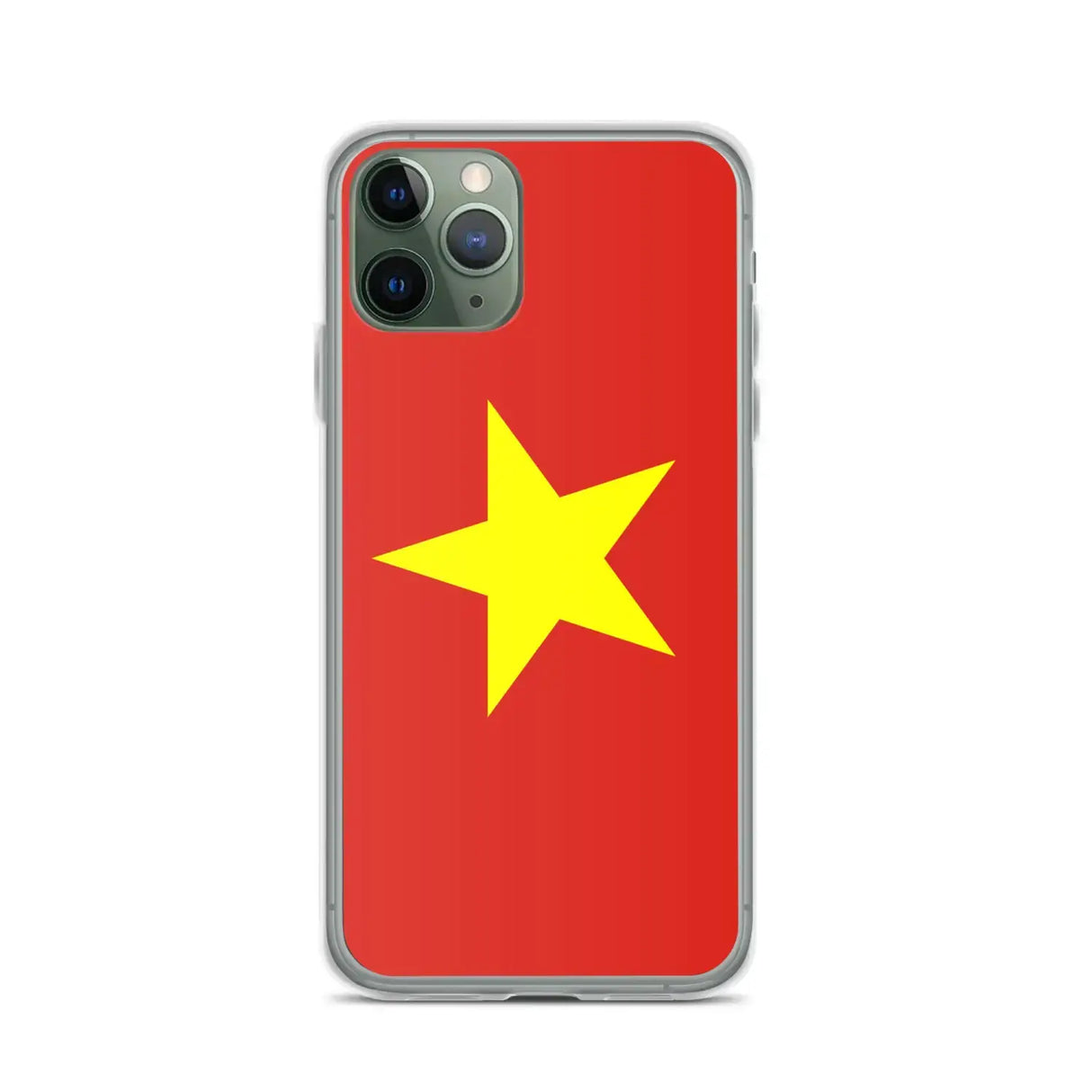 Coque iphone drapeau viêt nam souple antichoc transparente