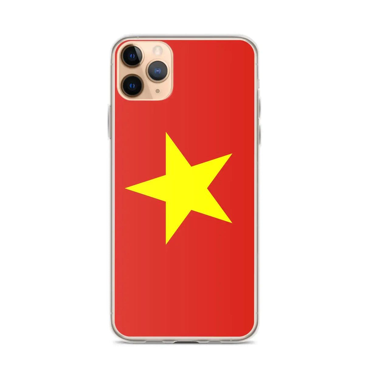 Coque iphone drapeau viêt nam souple antichoc transparente