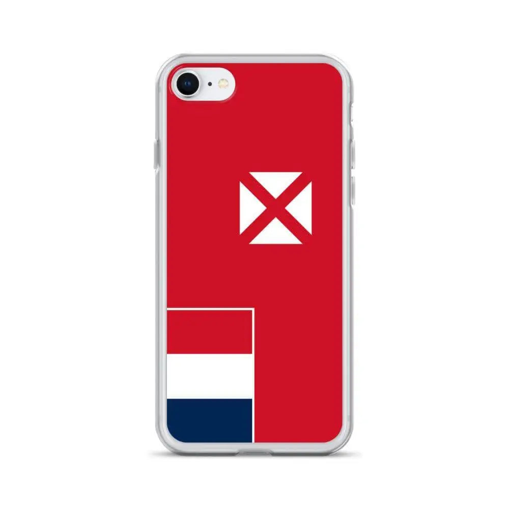 Coque iphone drapeau wallis-et-futuna souple antichoc