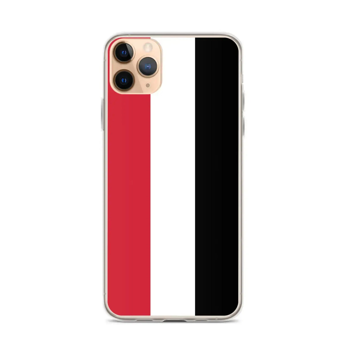 Coque iphone drapeau yémen souple antichoc transparente