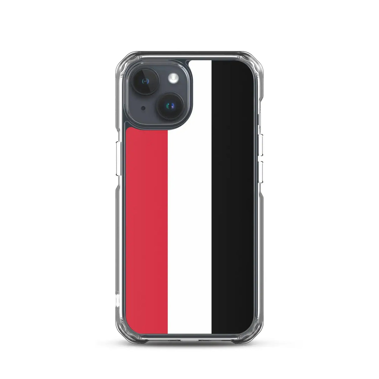 Coque iphone drapeau yémen souple antichoc transparente