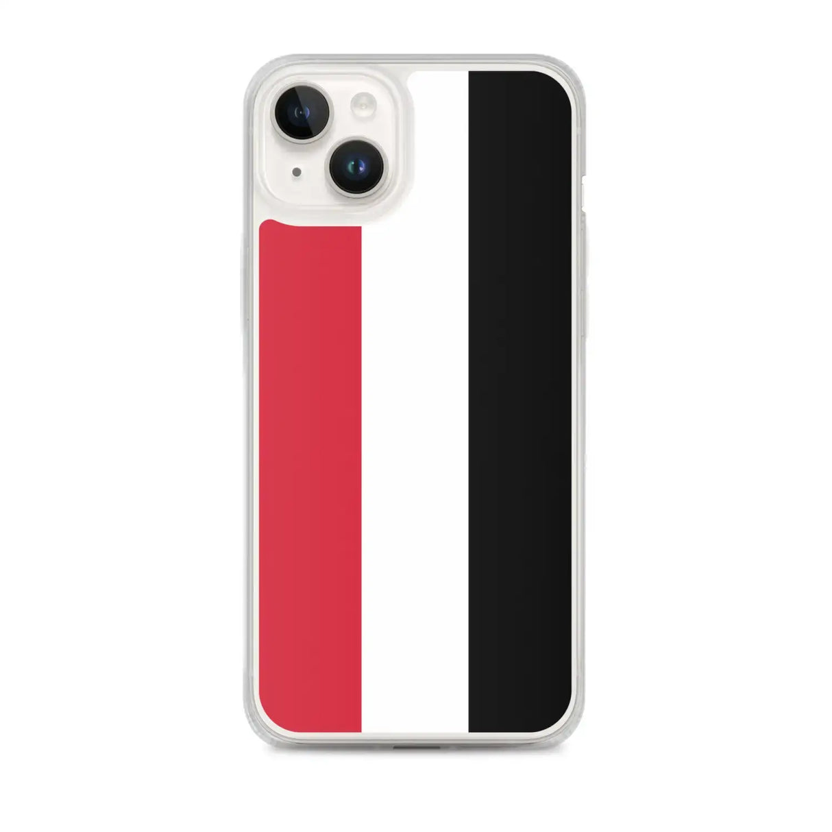 Coque iphone drapeau yémen souple antichoc transparente