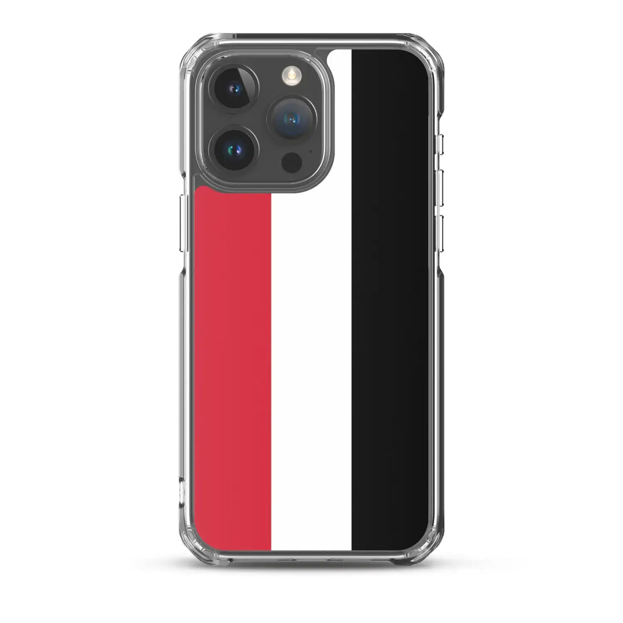 Coque iphone drapeau yémen souple antichoc transparente