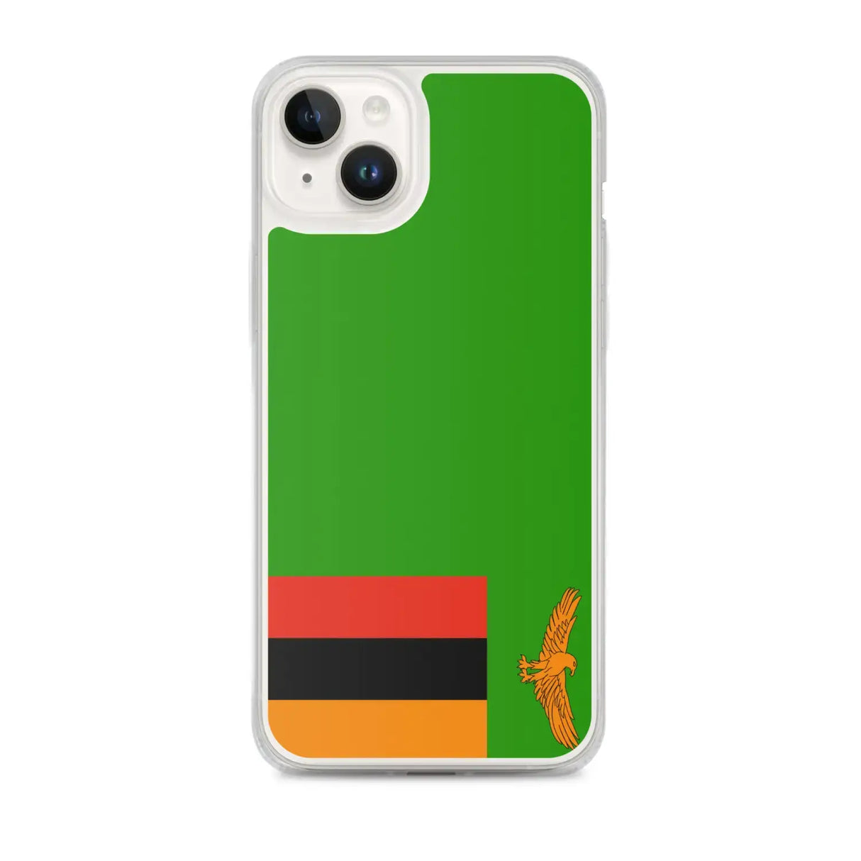 Coque iphone drapeau zambie souple transparente antichoc