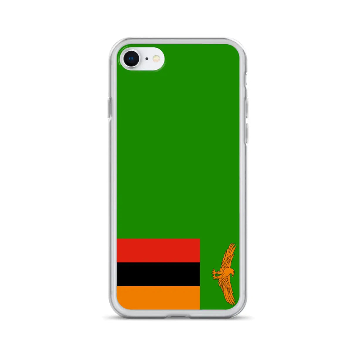 Coque iphone drapeau zambie souple transparente antichoc