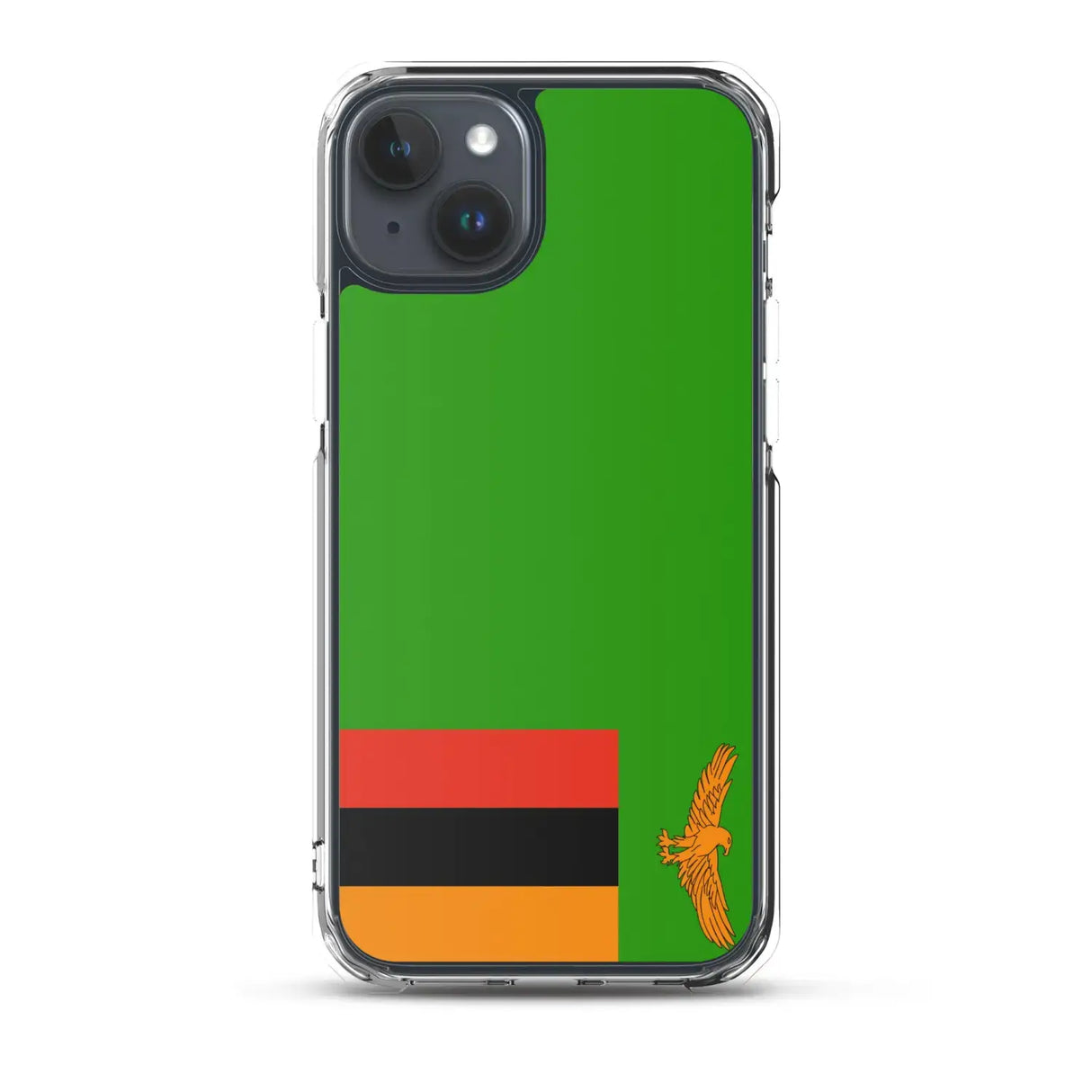 Coque iphone drapeau zambie souple transparente antichoc