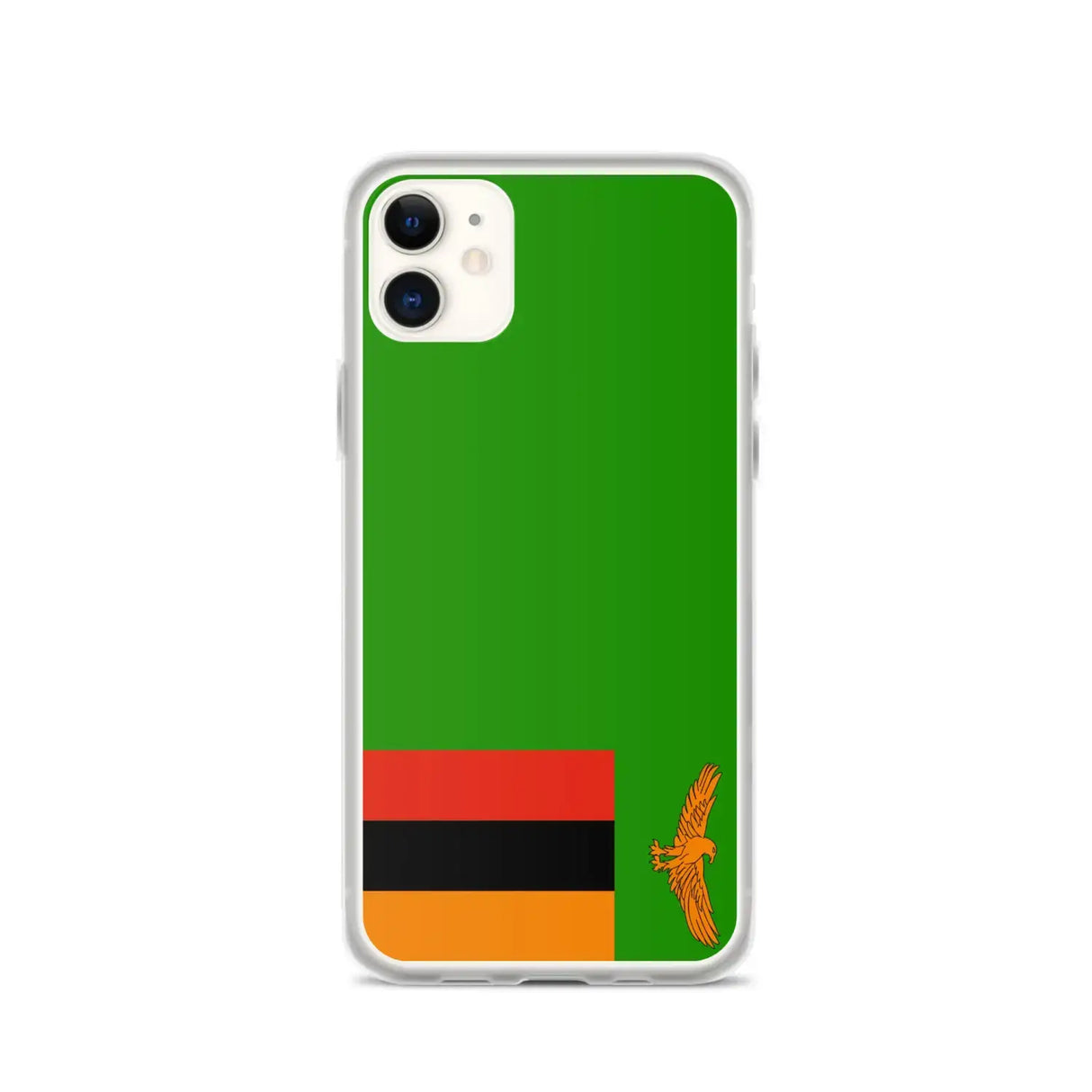 Coque iphone drapeau zambie souple transparente antichoc