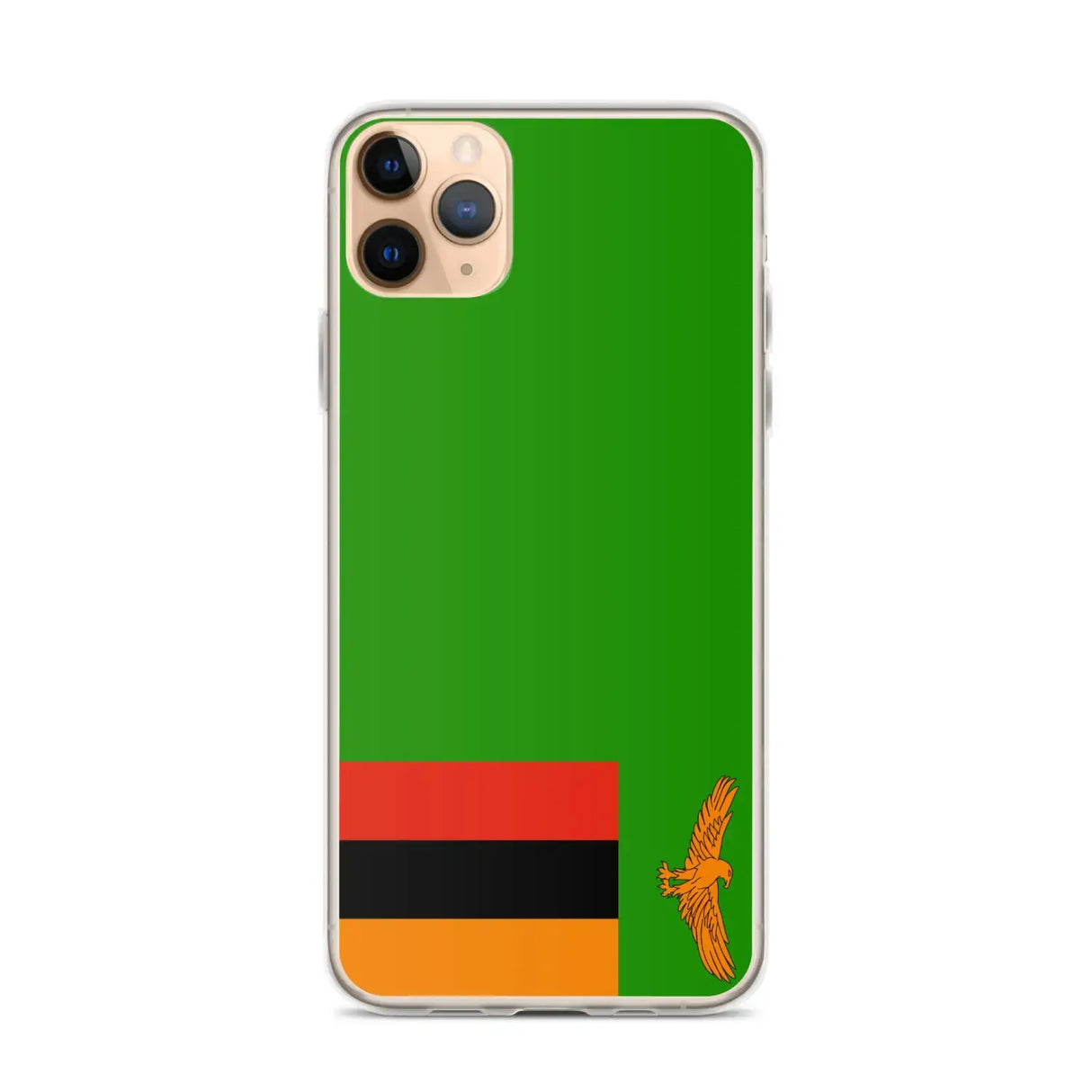 Coque iphone drapeau zambie souple transparente antichoc