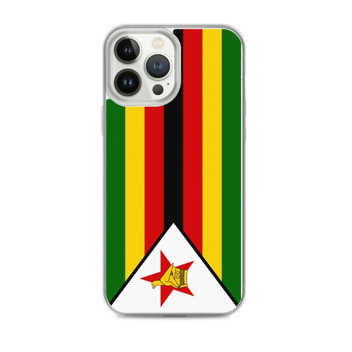 Coque iphone drapeau zimbabwe souple et antichoc transparente