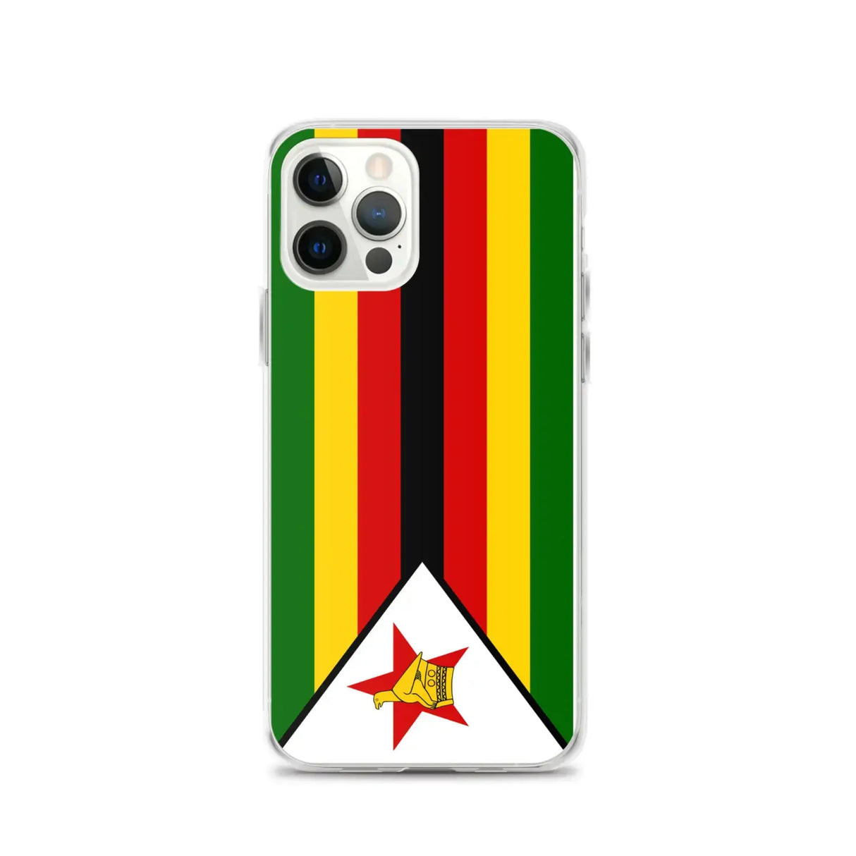 Coque iphone drapeau zimbabwe souple et antichoc transparente