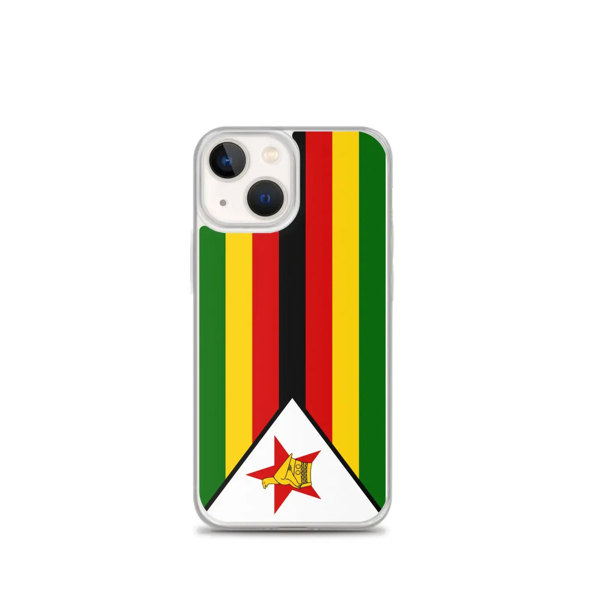 Coque iphone drapeau zimbabwe souple et antichoc transparente