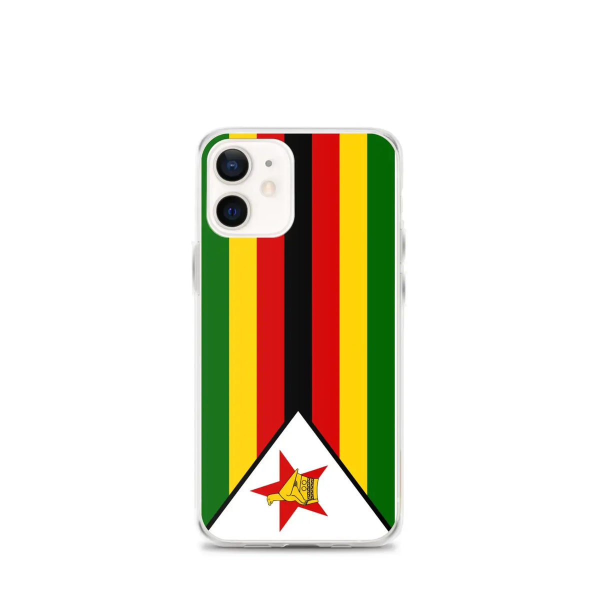 Coque iphone drapeau zimbabwe souple et antichoc transparente