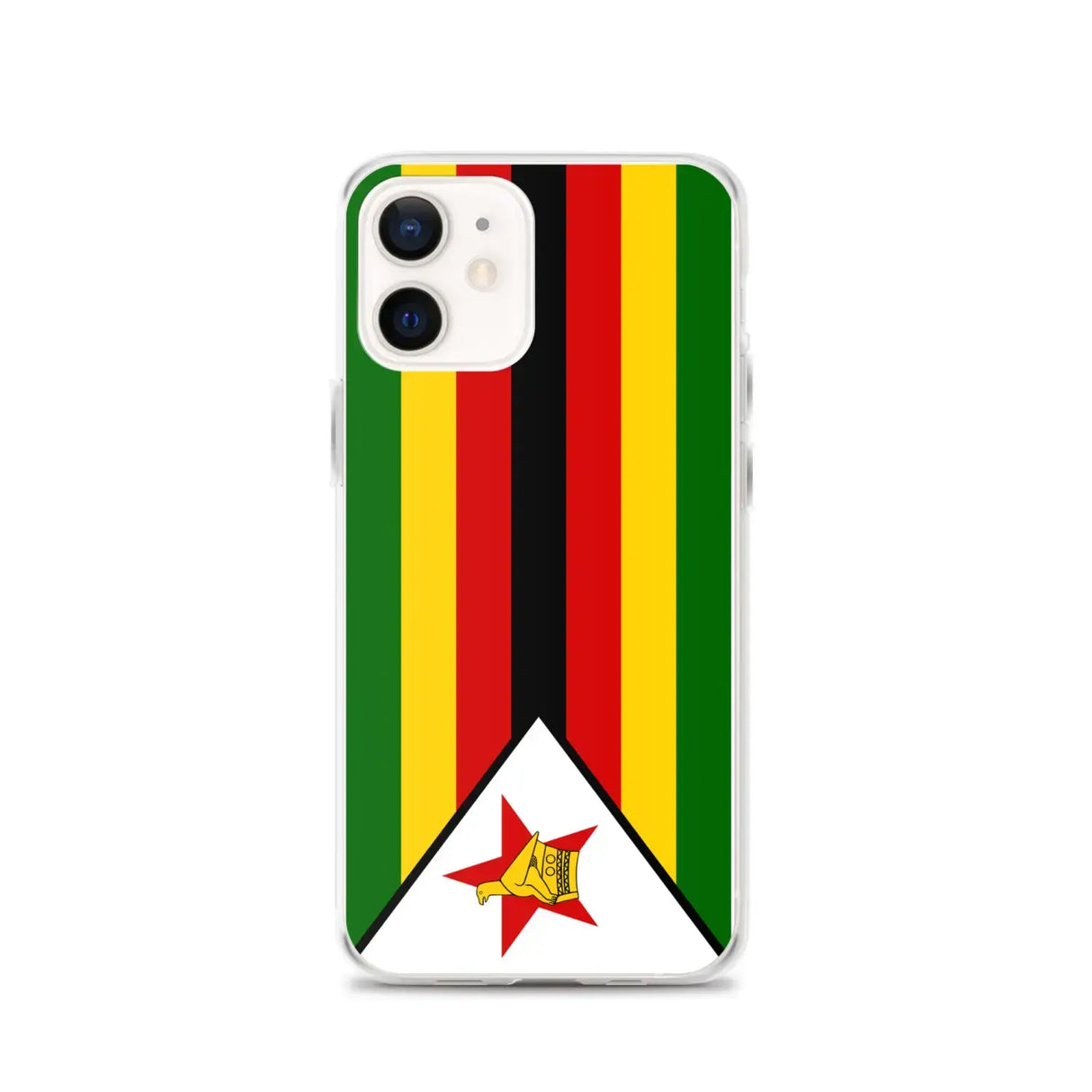 Coque iphone drapeau zimbabwe souple et antichoc transparente