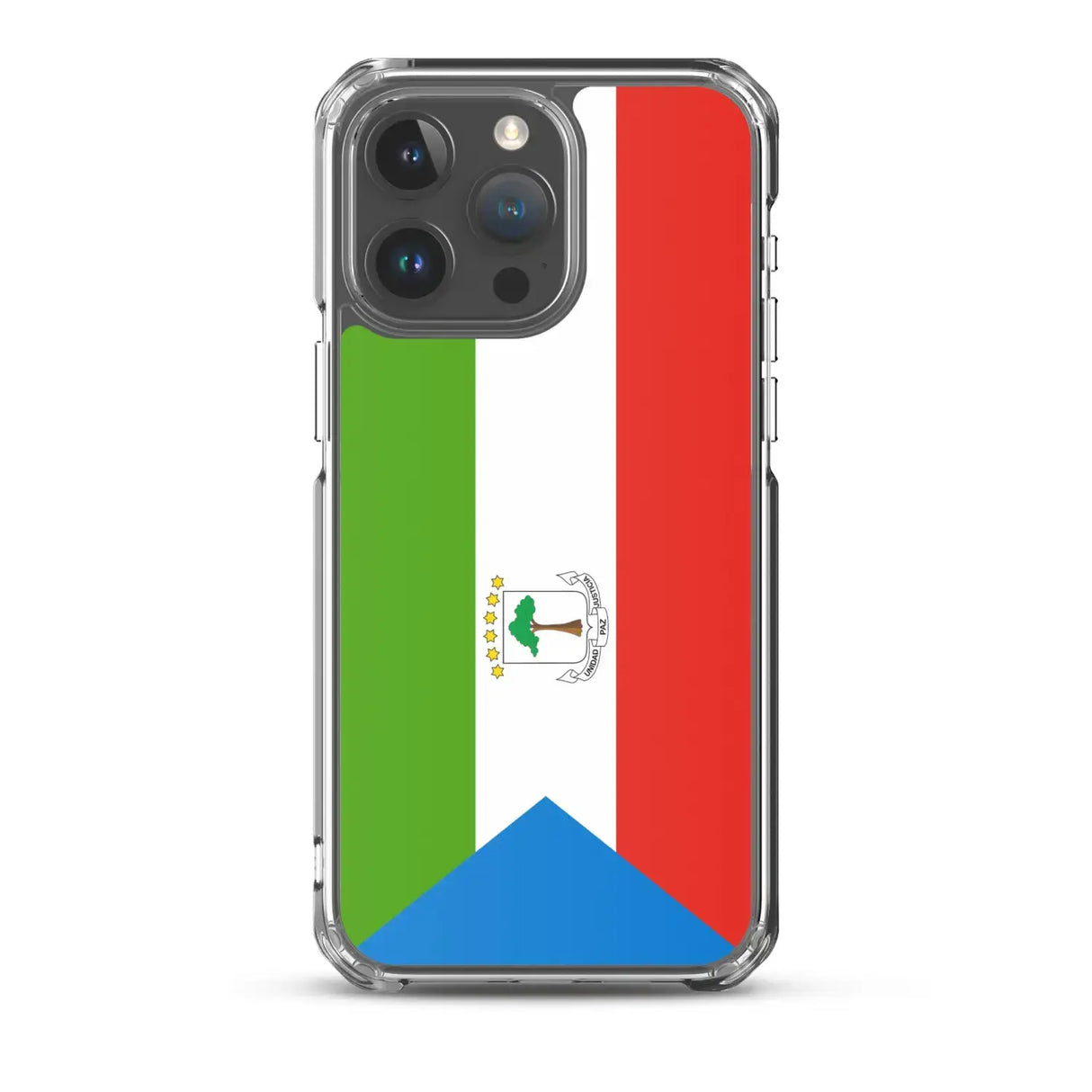Coque iphone guinée équatoriale souple antichoc transparente