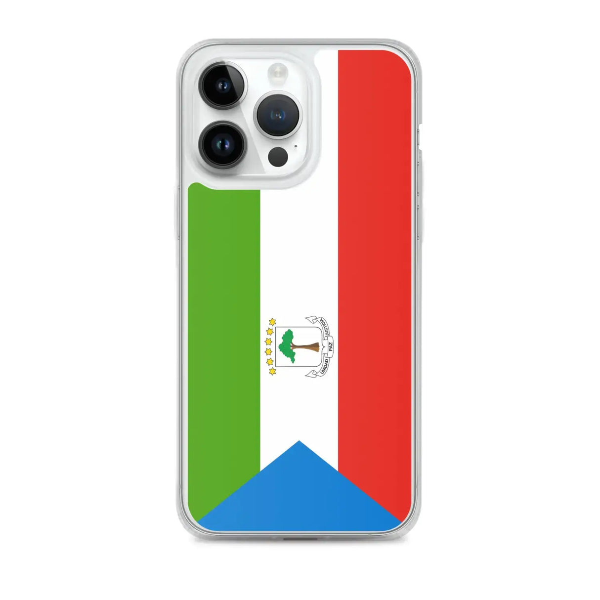 Coque iphone guinée équatoriale souple antichoc transparente