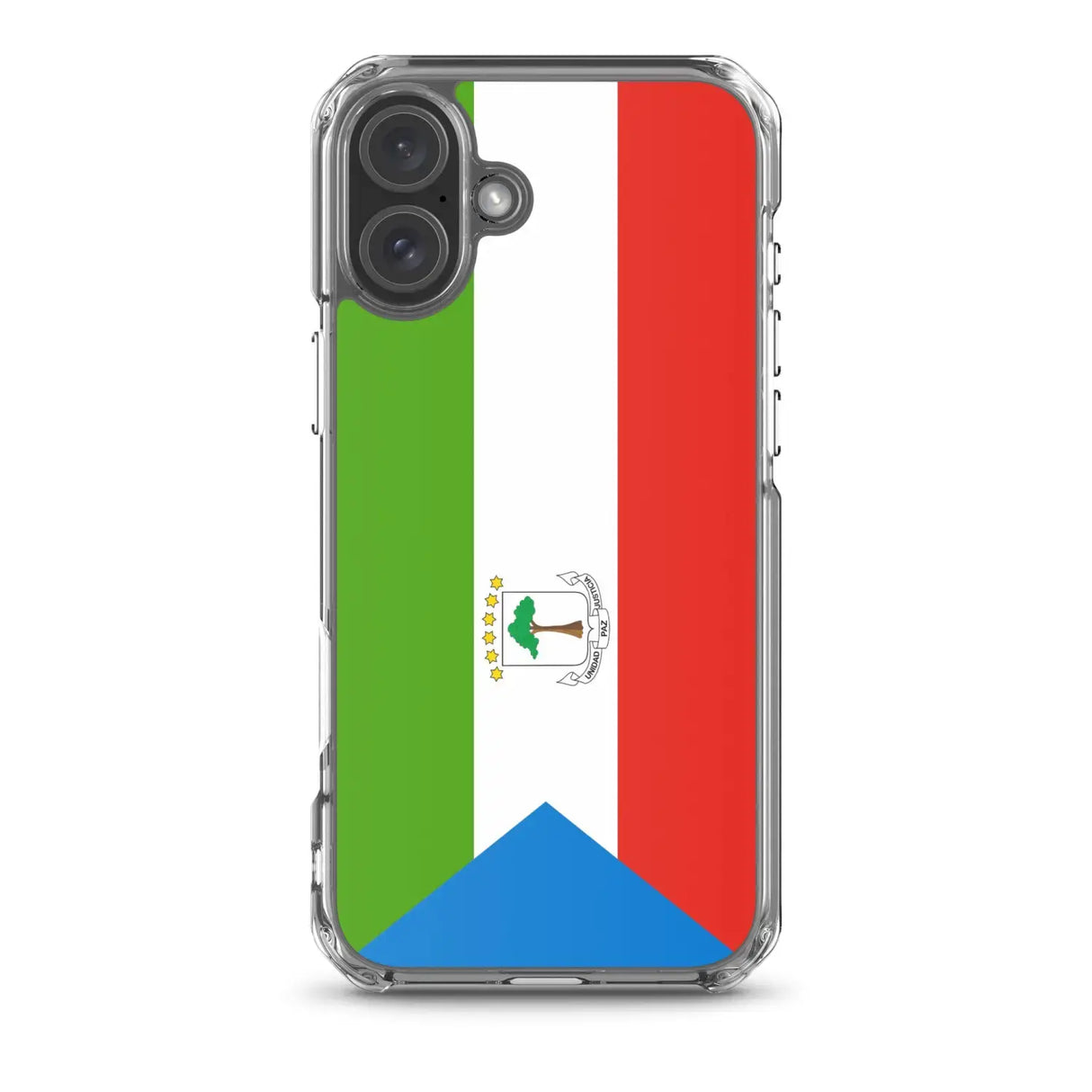 Coque iphone guinée équatoriale souple antichoc transparente