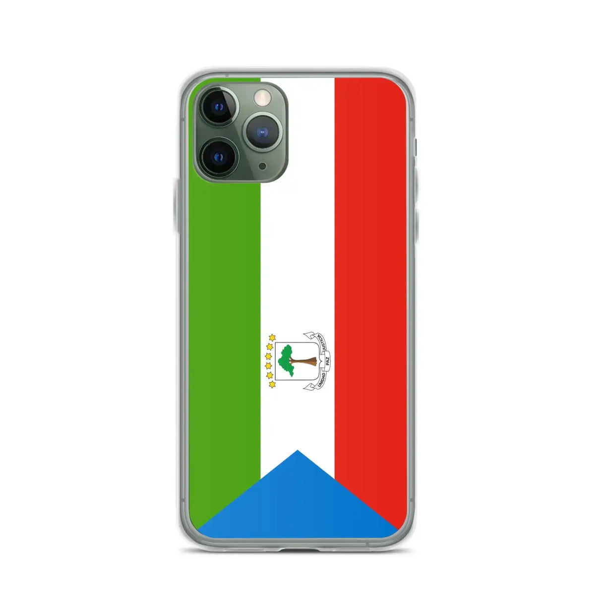 Coque iphone guinée équatoriale souple antichoc transparente