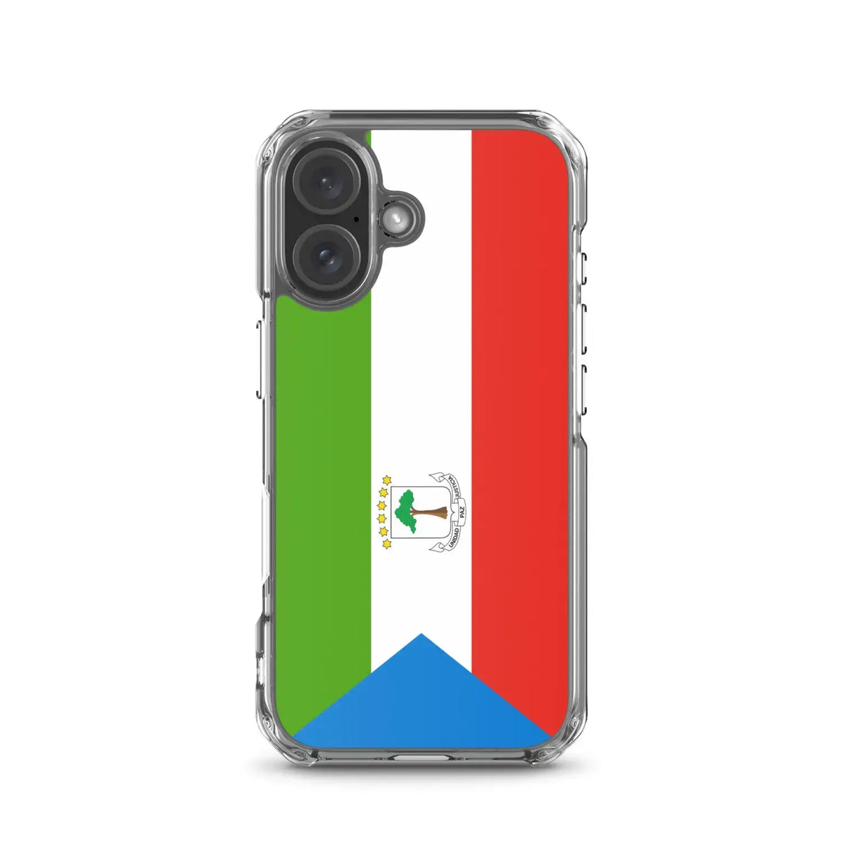 Coque iphone guinée équatoriale souple antichoc transparente