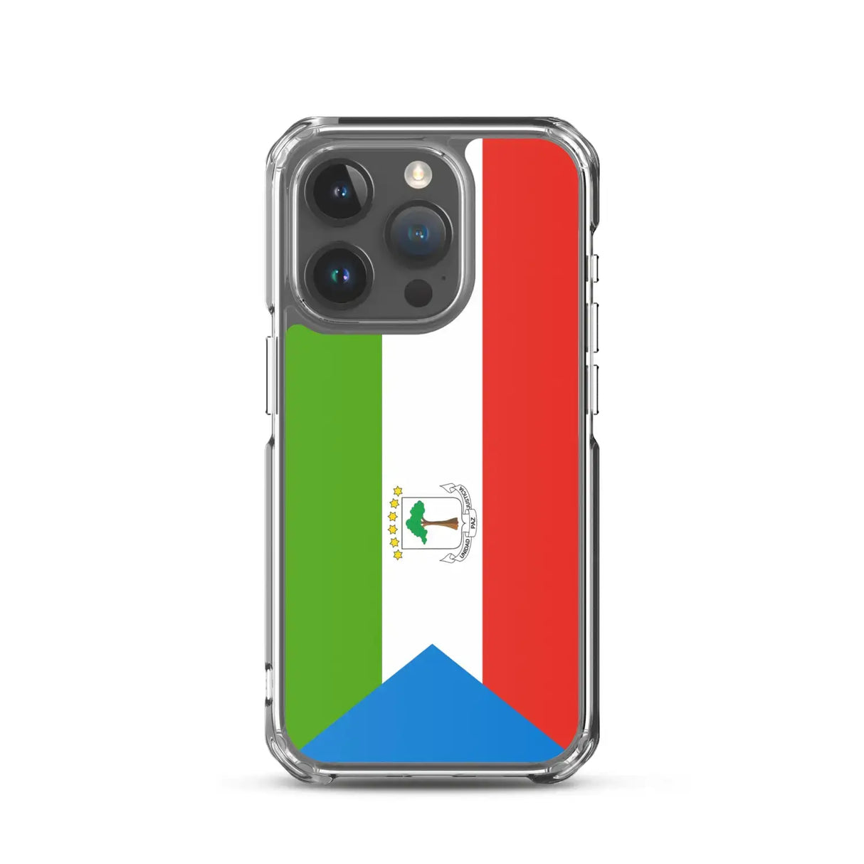 Coque iphone guinée équatoriale souple antichoc transparente