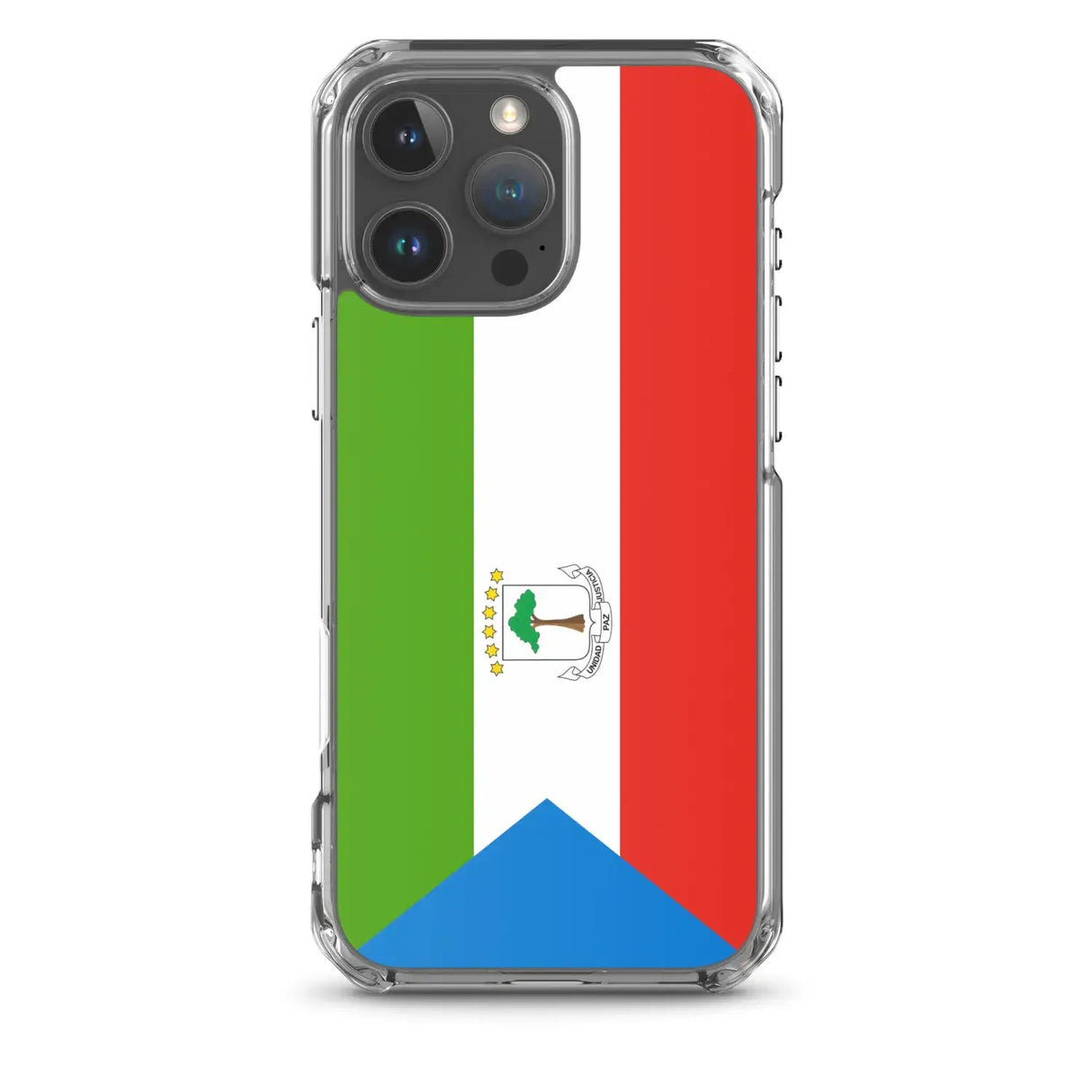 Coque iphone guinée équatoriale souple antichoc transparente