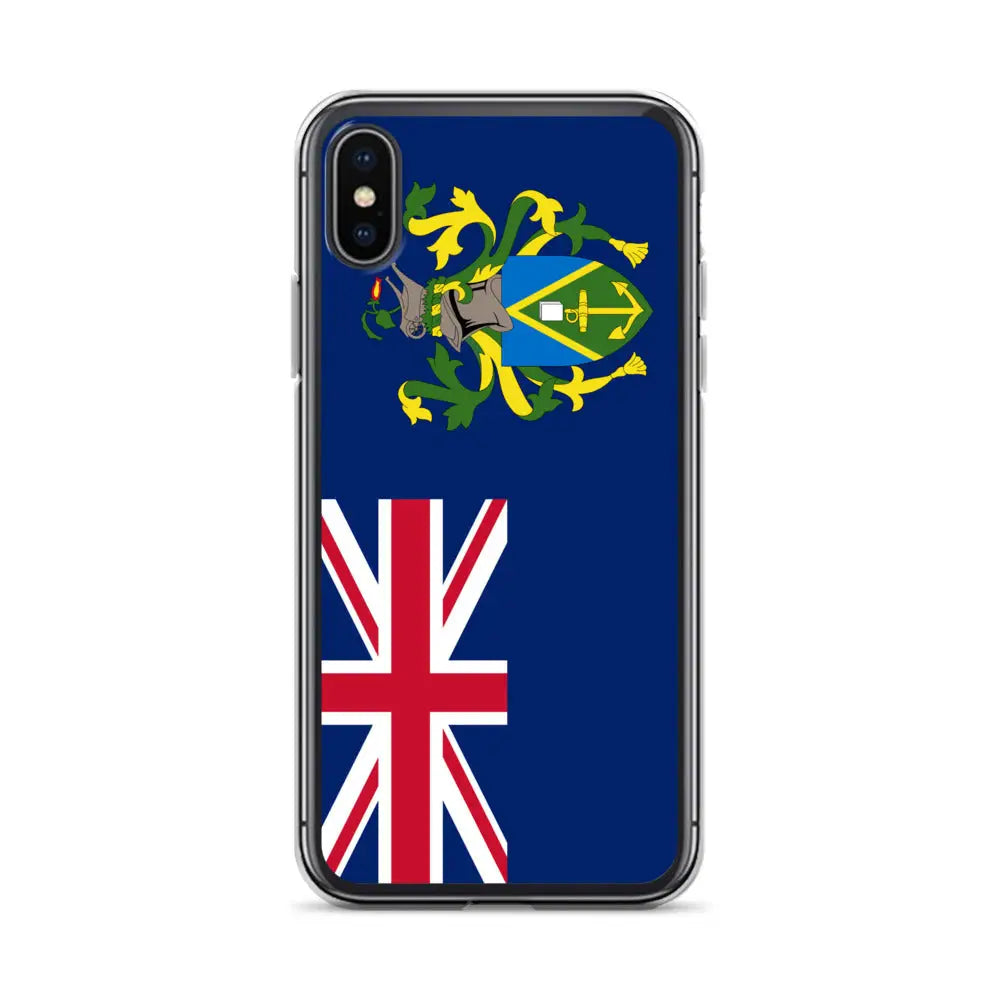 Coque iphone îles pitcairn souple antichoc transparente