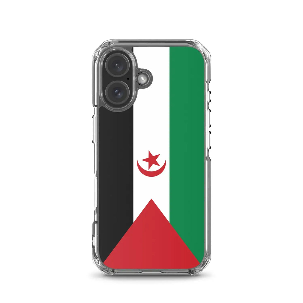 Coque iphone sahara occidental souple antichoc transparente