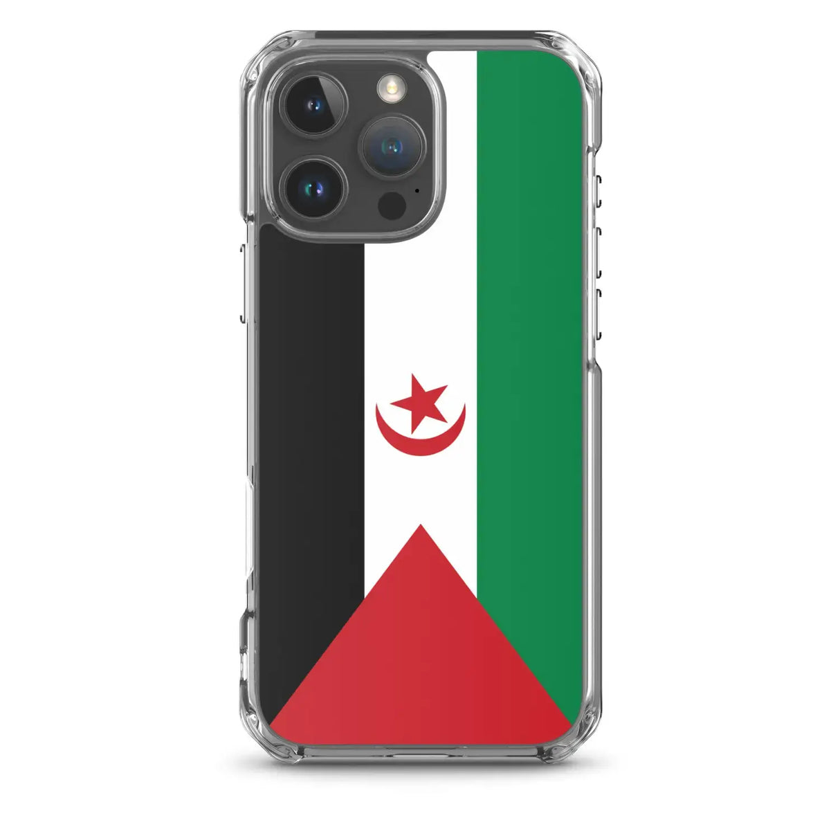 Coque iphone sahara occidental souple antichoc transparente