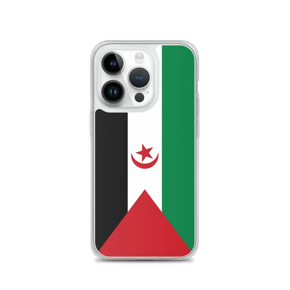 Coque iphone sahara occidental souple antichoc transparente