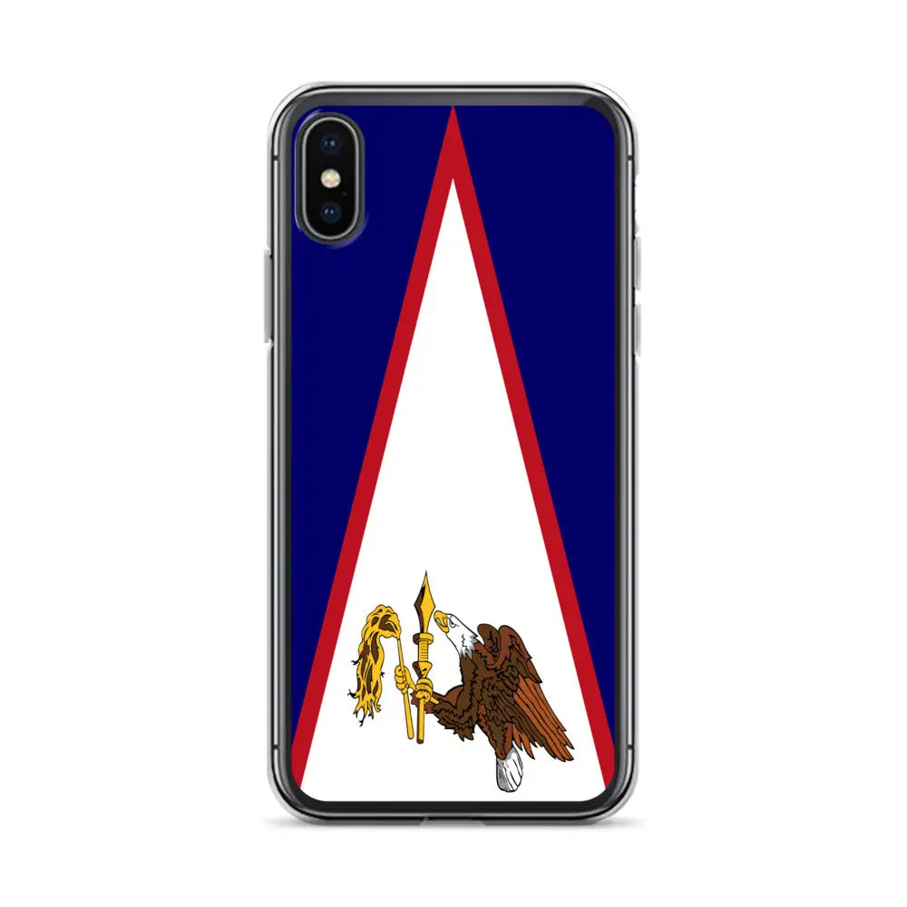 Coque iphone samoa américaines souple antichoc transparente